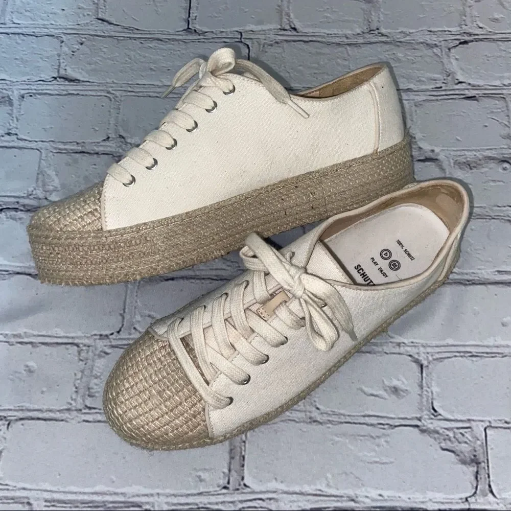 Schutz Luana Espadrille Platform Sneakers